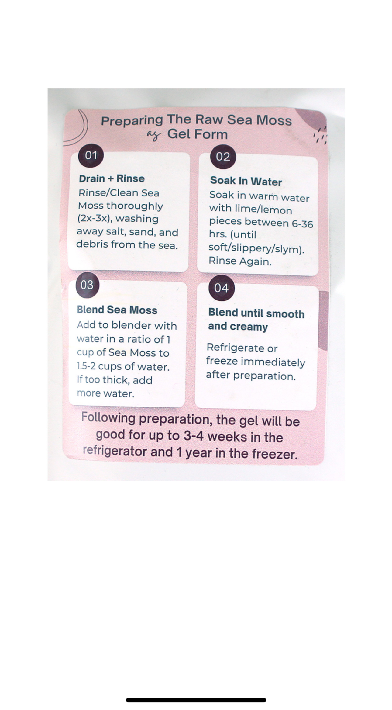 Purple Irish Sea Moss-4oz