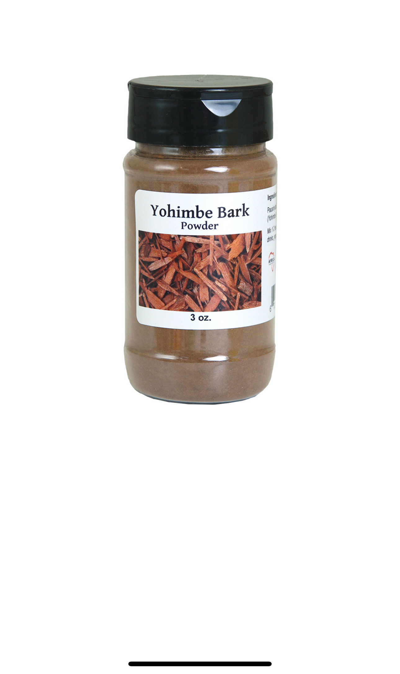 Yohimbe Bark Powder-3oz