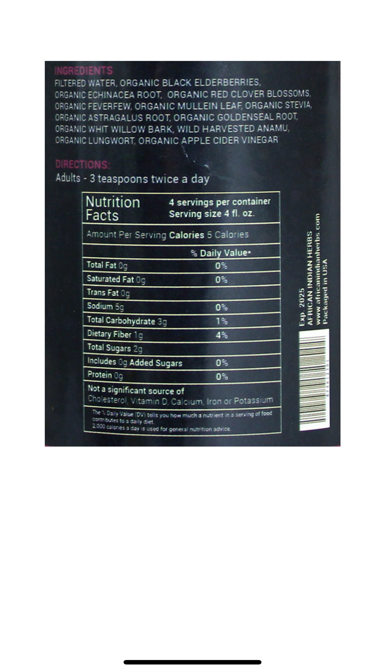 Elderberry Wellness Detox-16oz