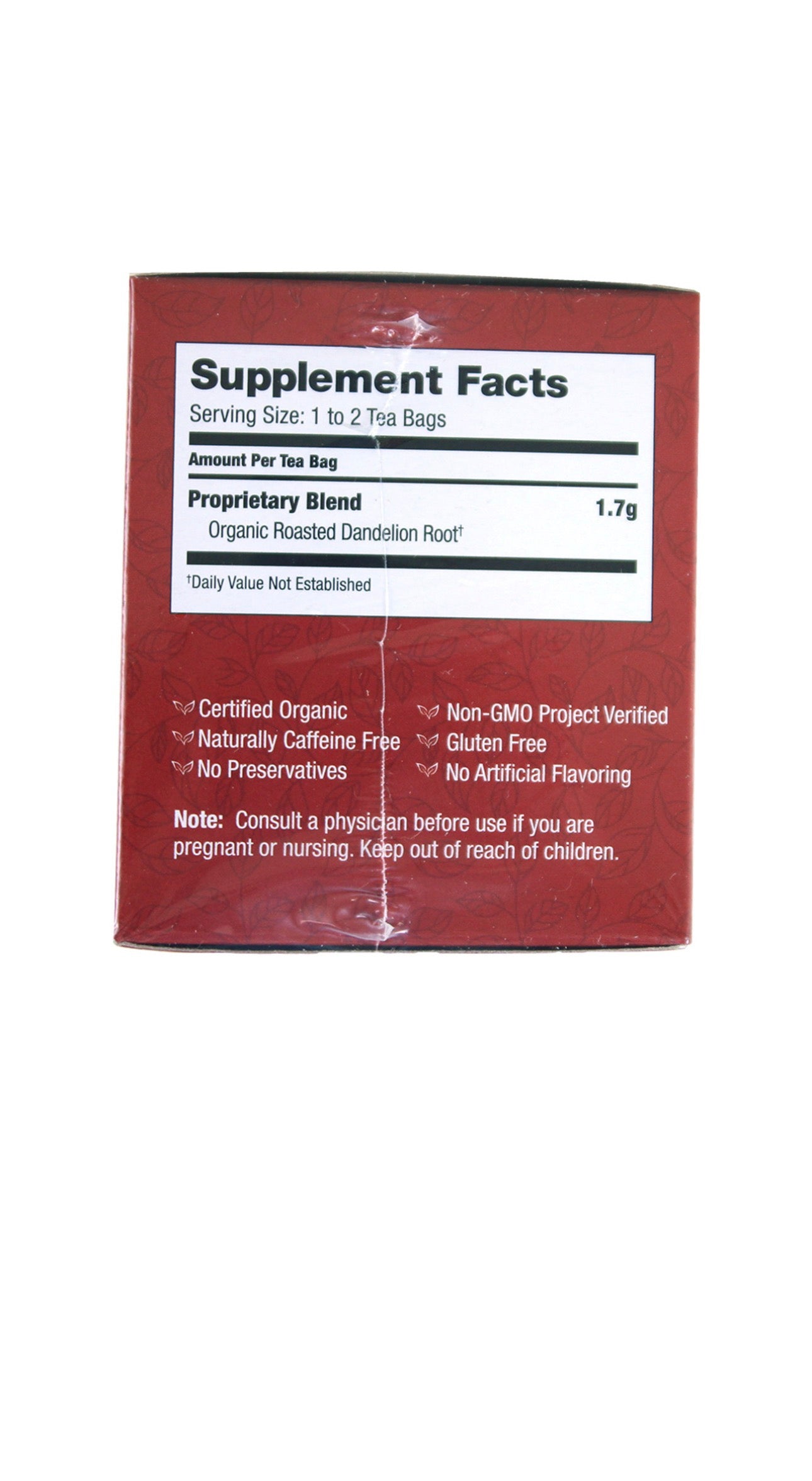 Bravo:Absolute Dandelion Root Tea-20 Bags