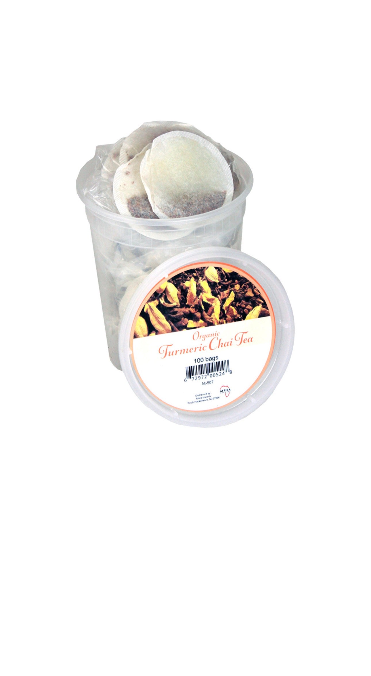 Organic Turmeric Chai Tea: 100 Bags