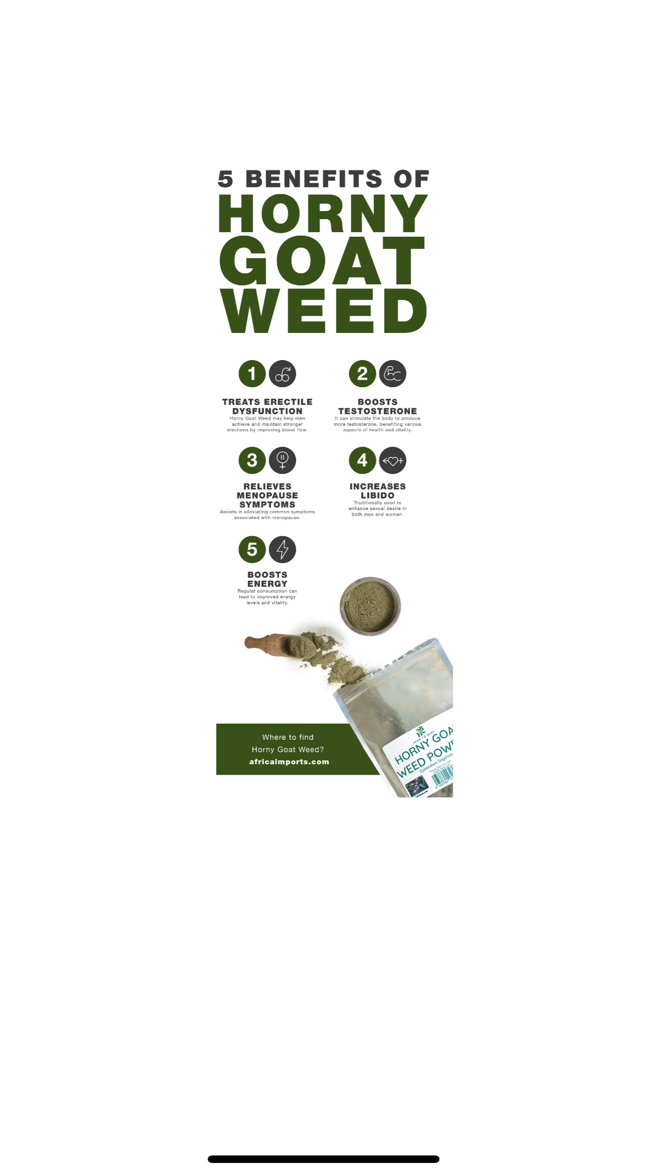 Horny Goat Weed Powder-4oz