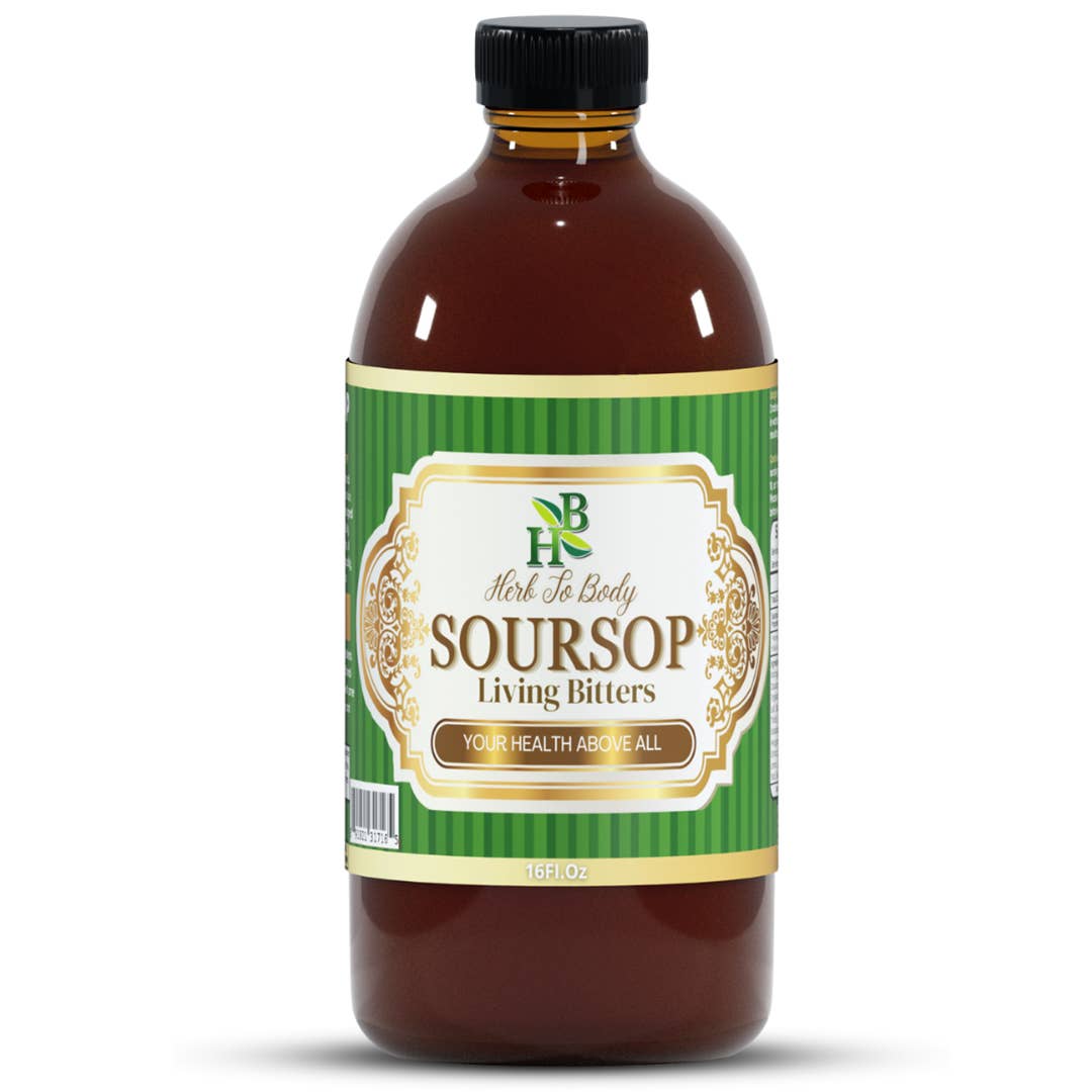 Soursop Living Bitters Herbal Tonic 16oz - Botanical Blend