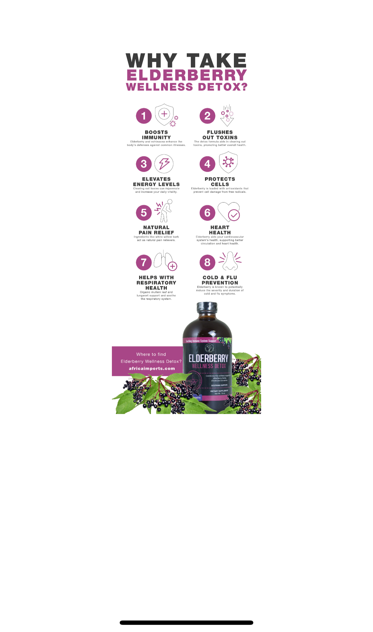 Elderberry Wellness Detox-16oz
