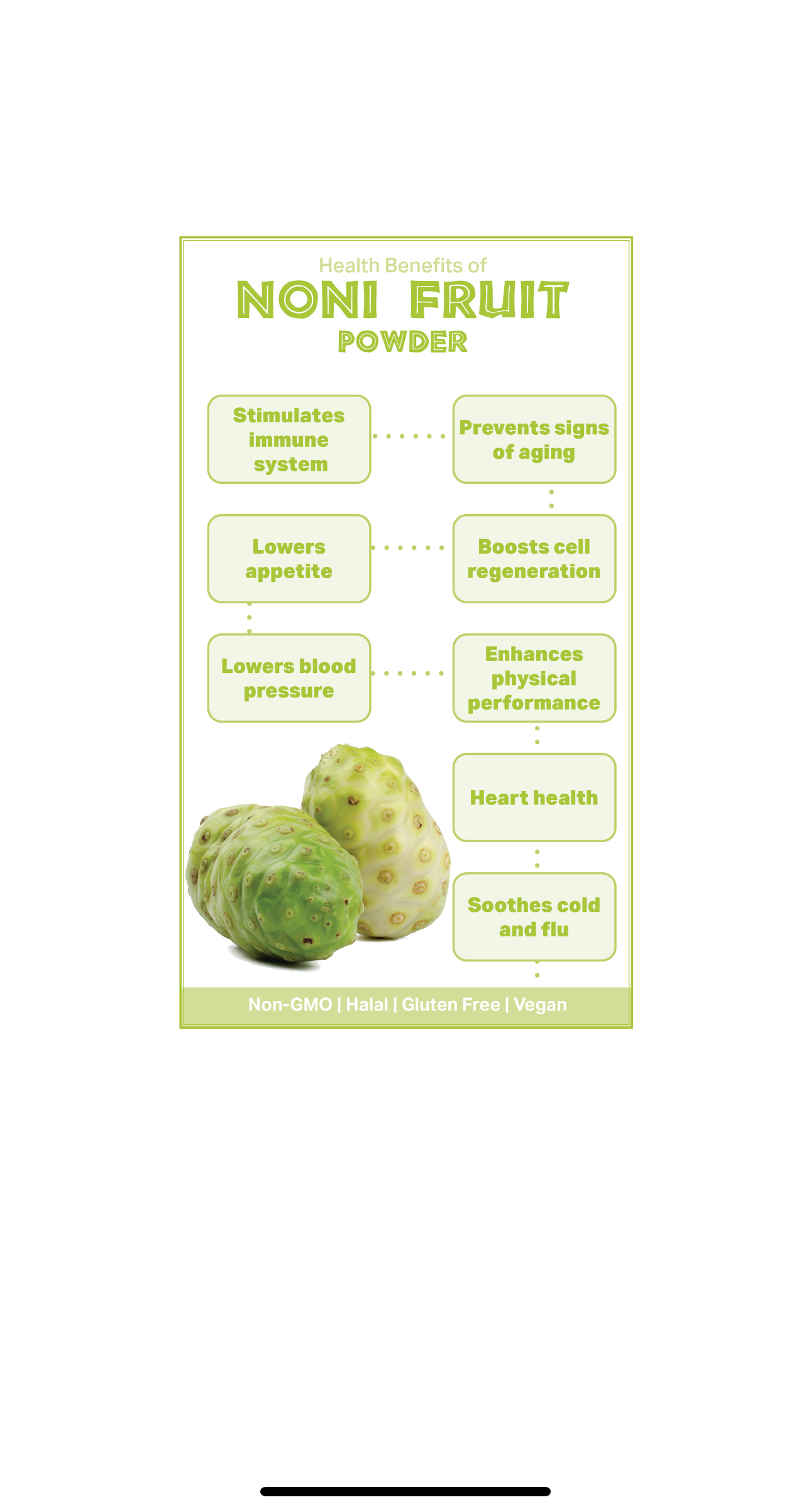 Organic Noni Fruit Powder-4oz