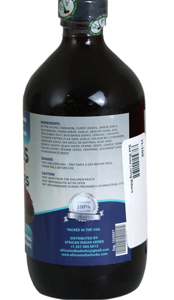 Sea Moss Living Bitters-16oz