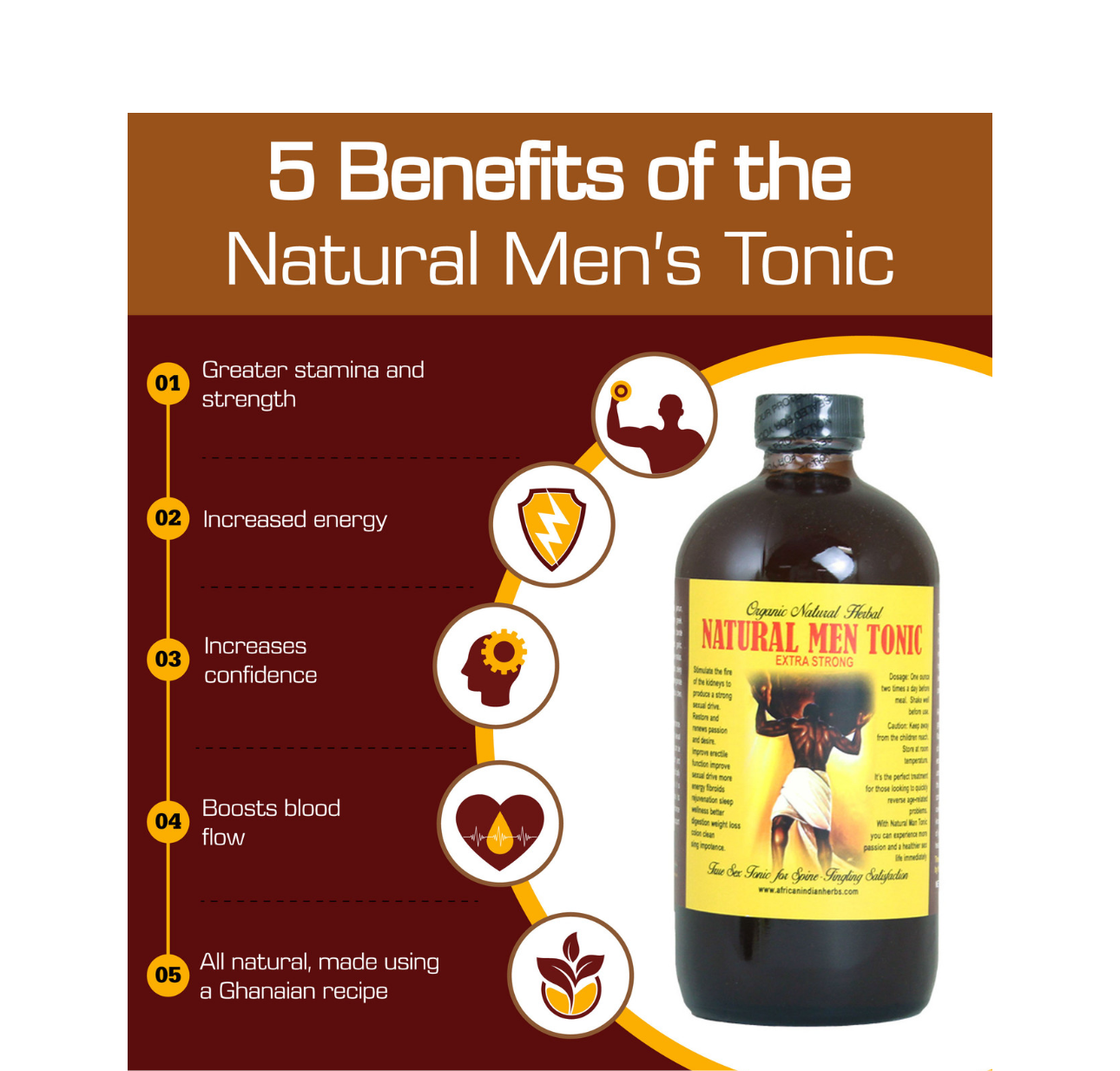 Natural Men Tonic-16oz