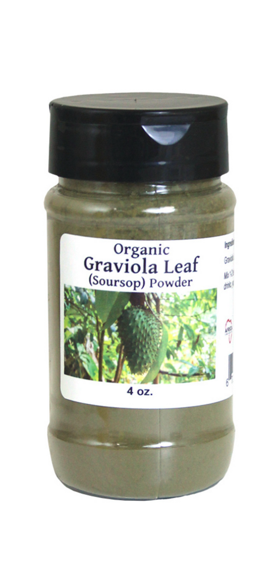Organic Graviola Leaf(Soursop)Powder-4oz