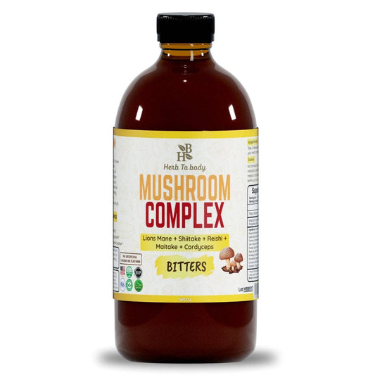 Mushroom Complex Bitters – 16oz | Immunity, Vitality