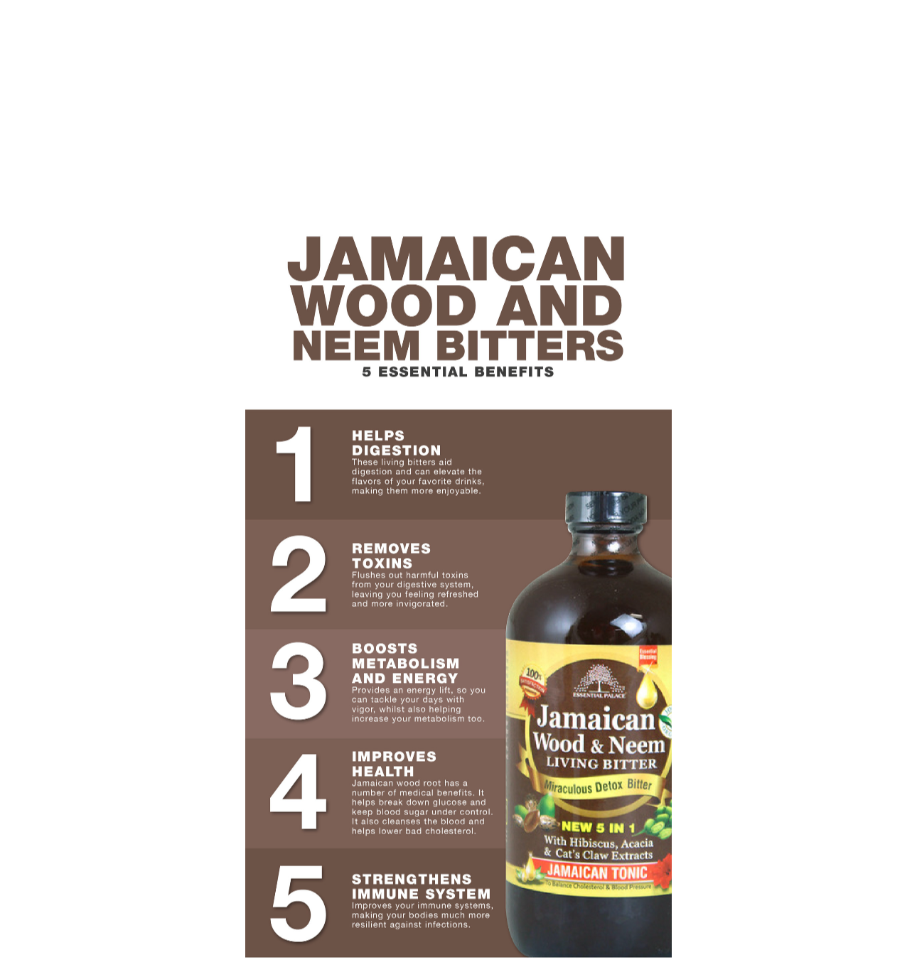 Jamaican Wood & Neem Living Bitters