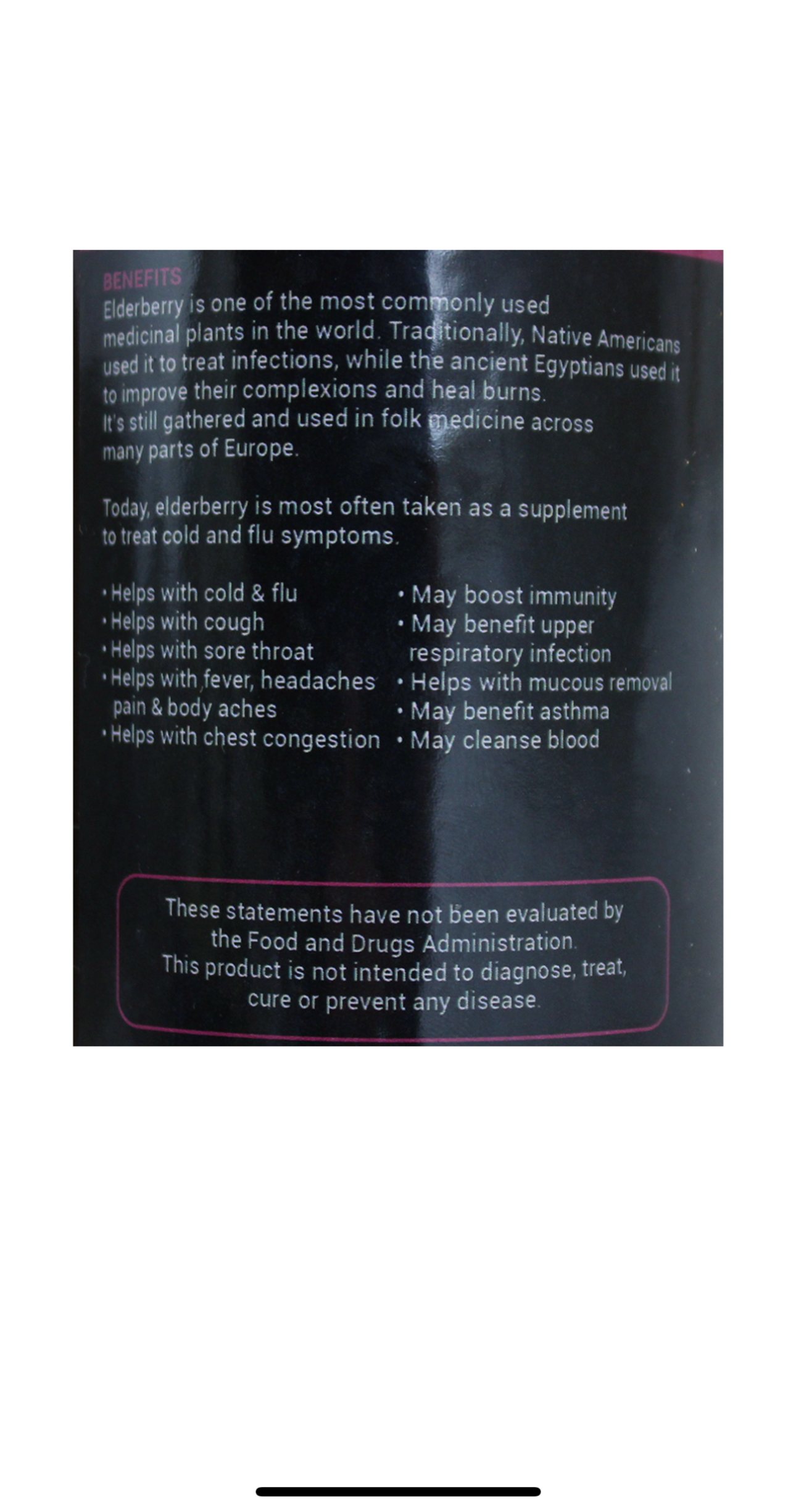 Elderberry Wellness Detox-16oz