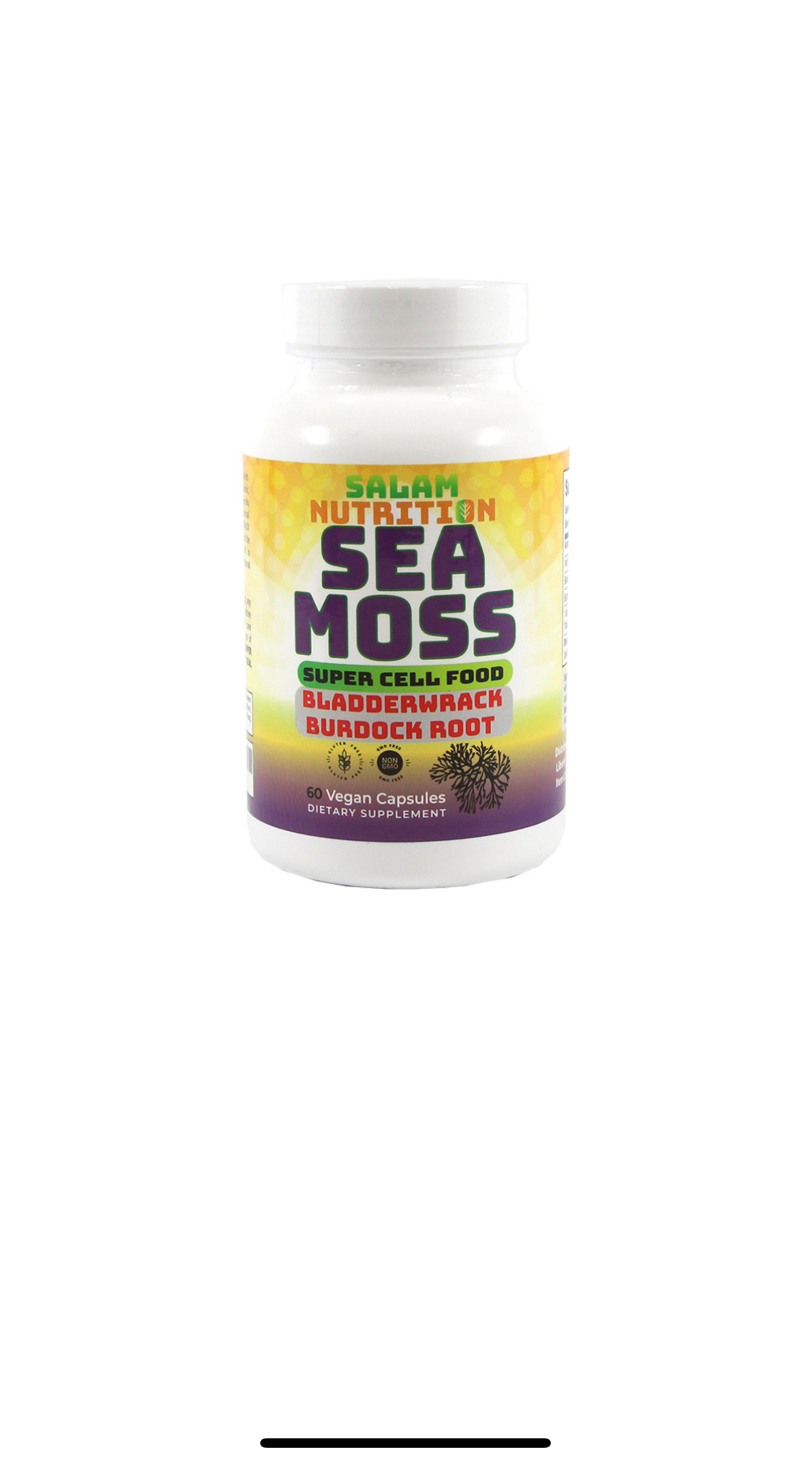 Sea Moss Super Cell Food Capsules (60 count)