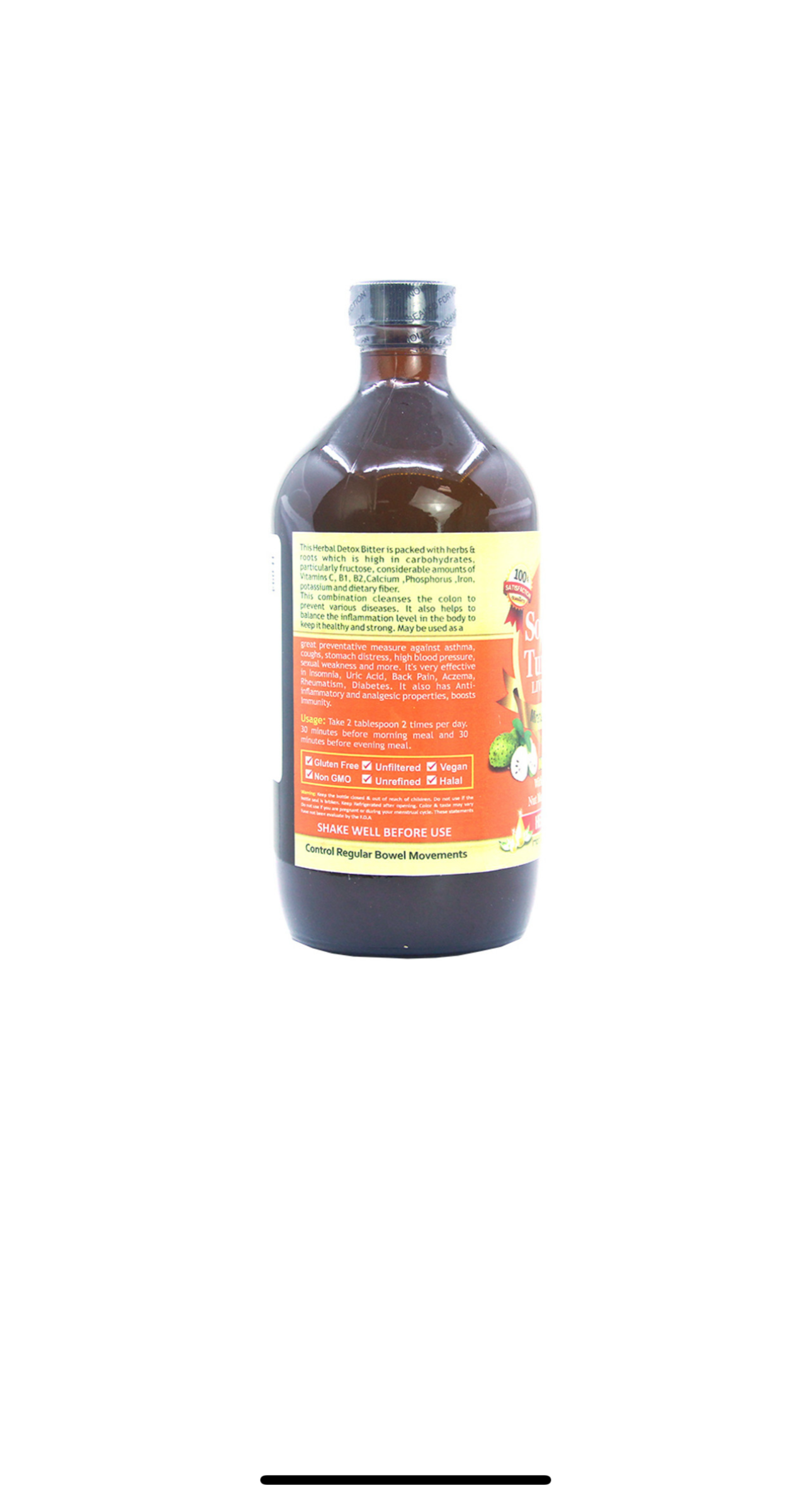 Soursop & Tumeric Living Bitters-16oz