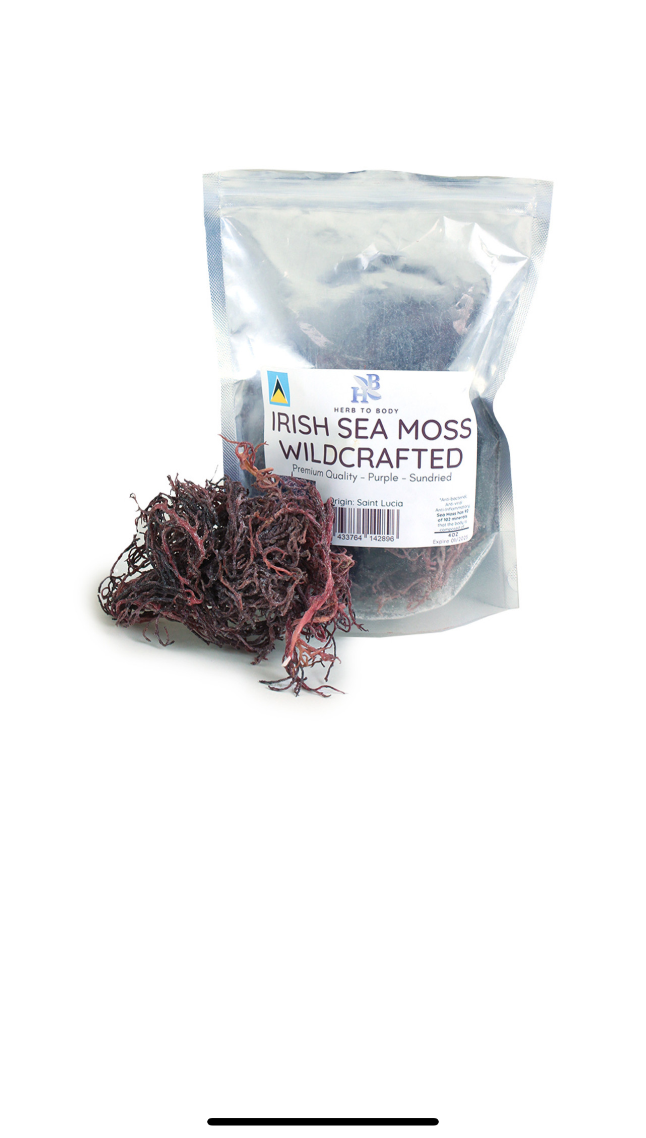 Purple Irish Sea Moss-4oz