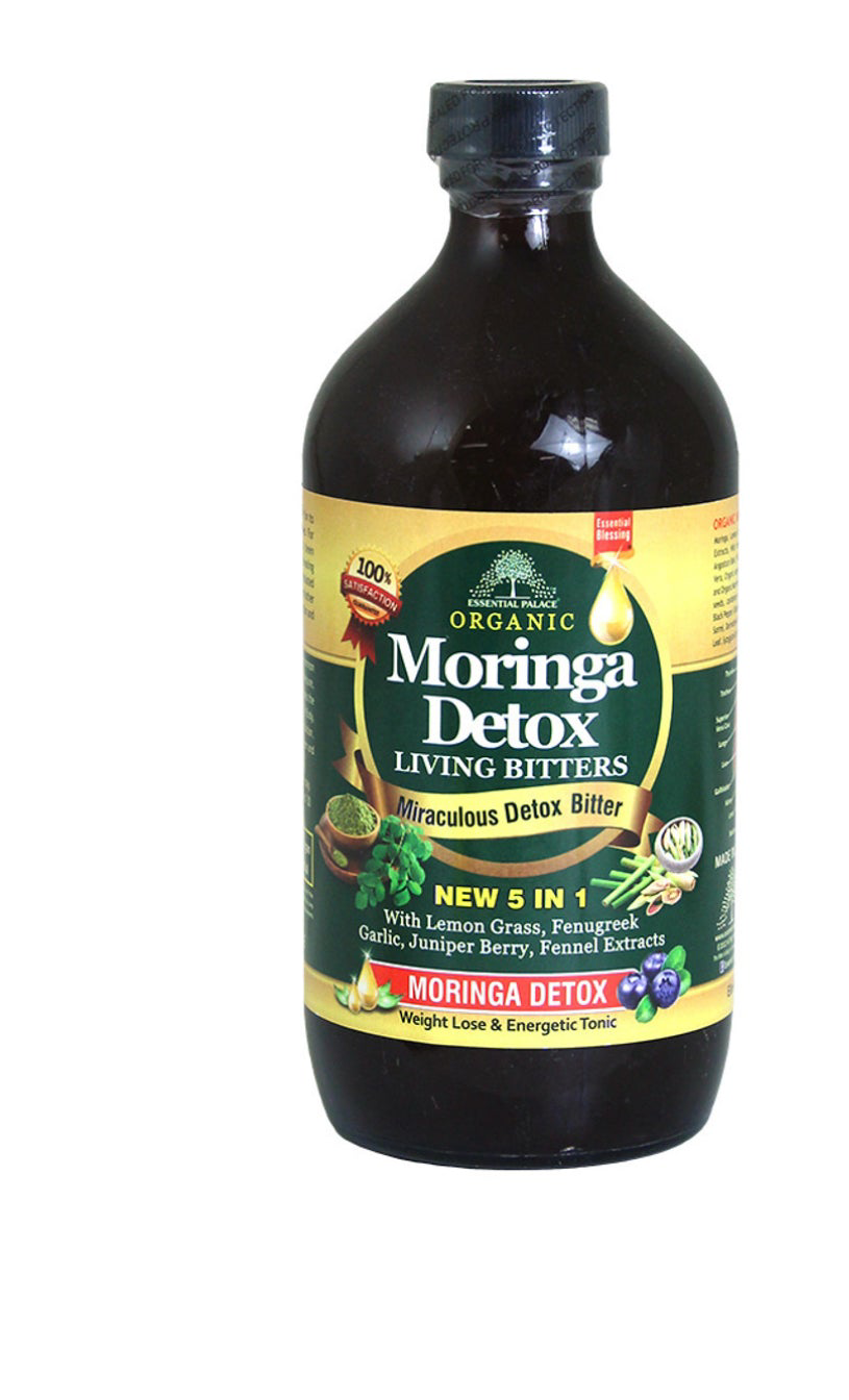Organic Moringa Detox Bitters-16oz