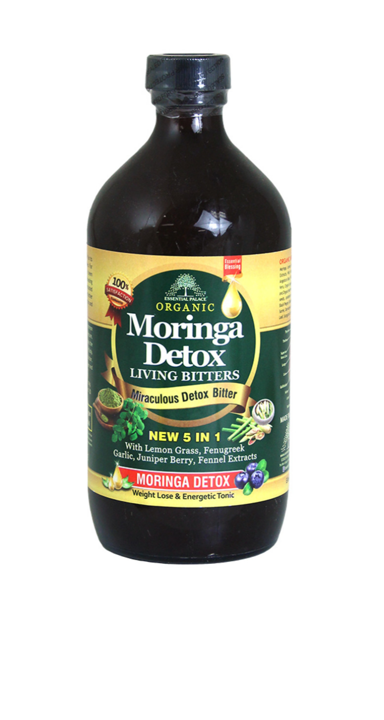 Organic Moringa Detox Bitters-16oz