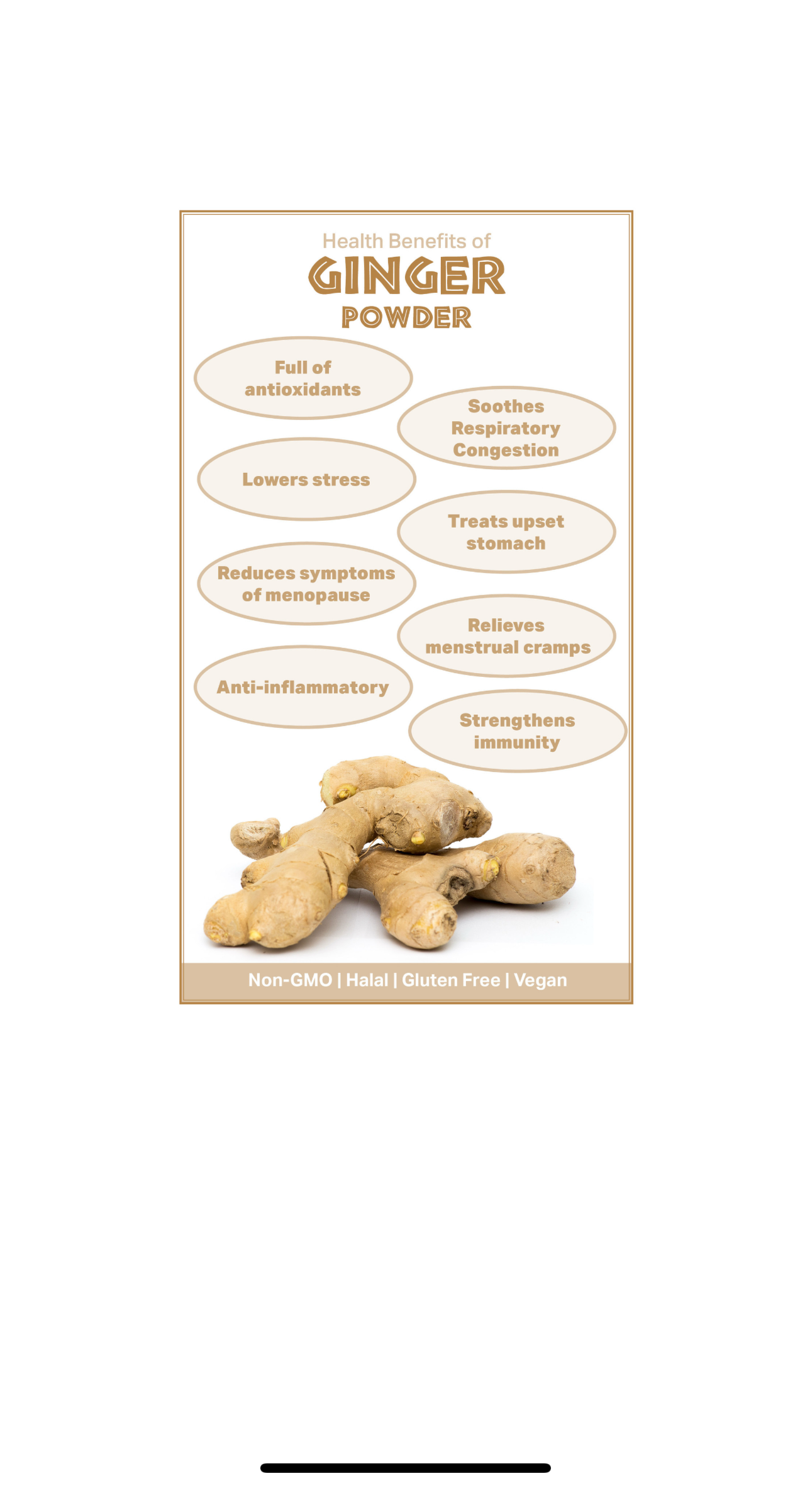 Organic Ginger Powder-4oz