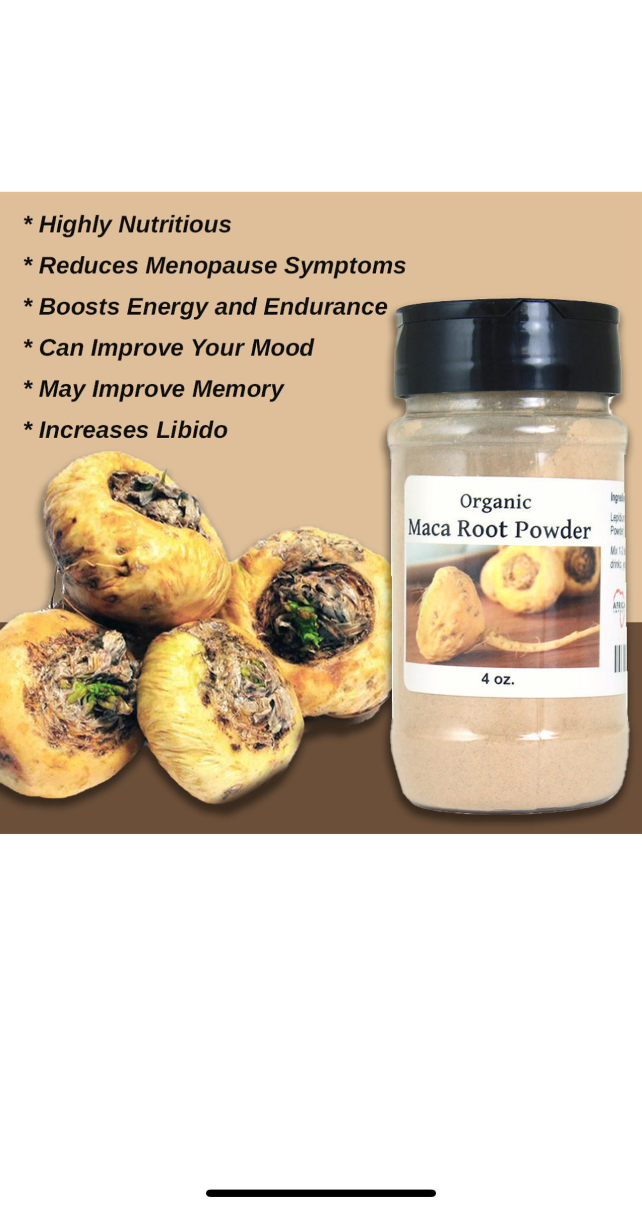 Organic Maca Root Powder-5oz