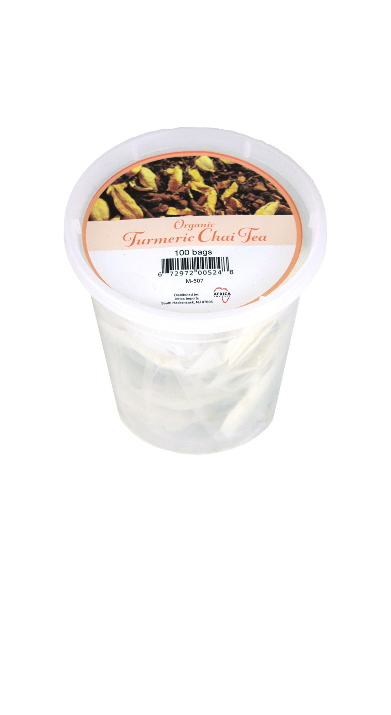 Organic Turmeric Chai Tea: 100 Bags