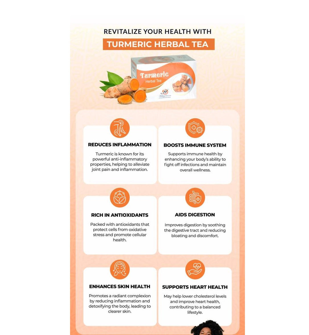 Turmeric Herbal Tea:20 Bags