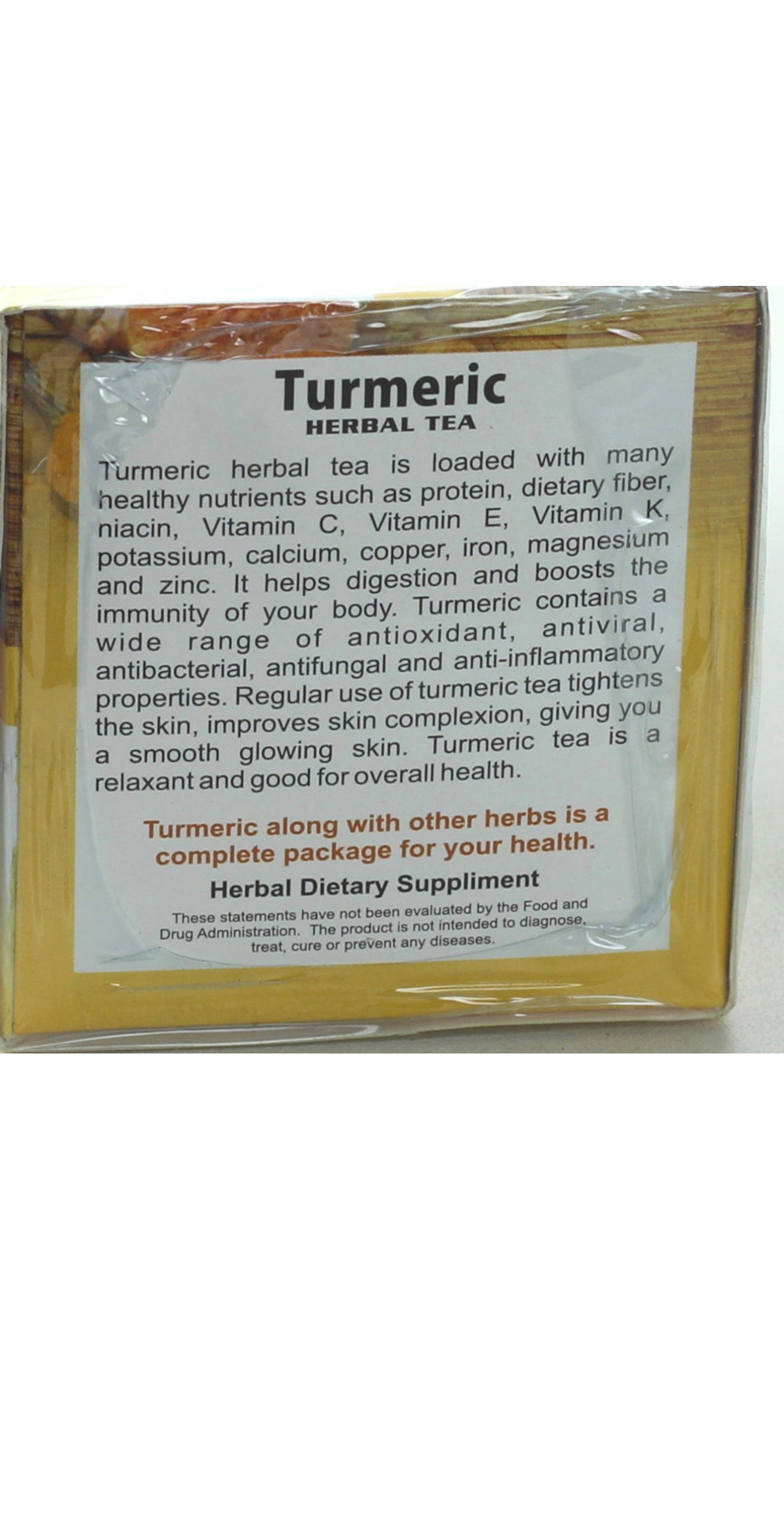 Turmeric Herbal Tea:20 Bags