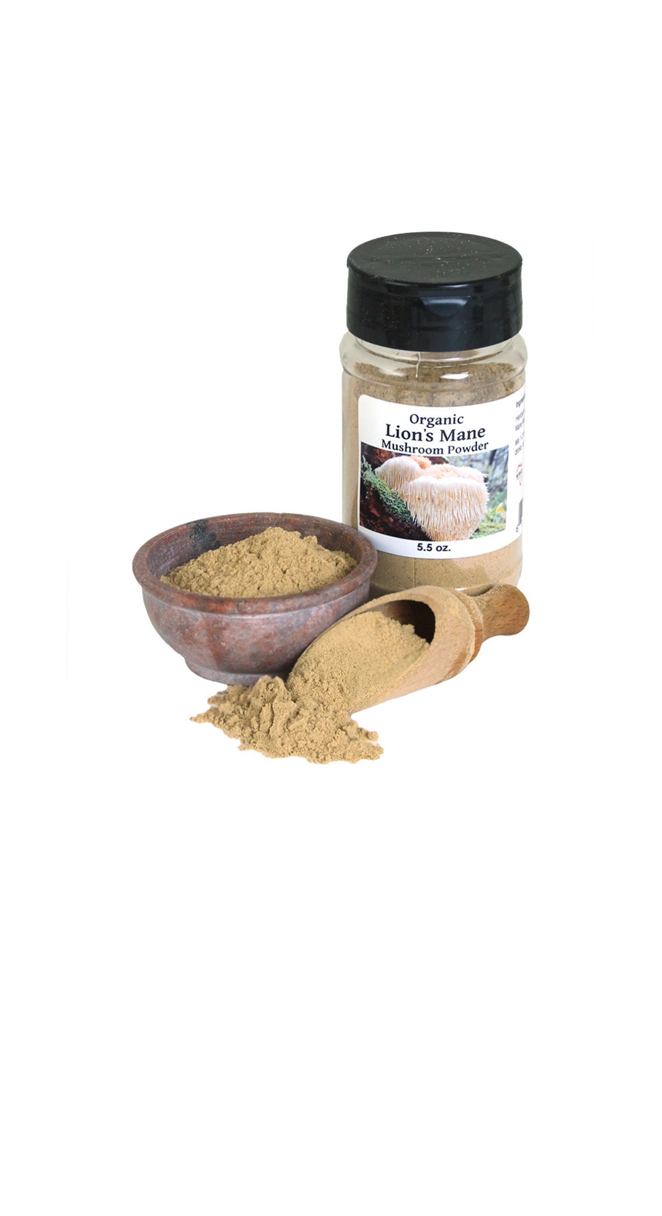Organic Lion’s Mane Mushroom Powder-5.5oz