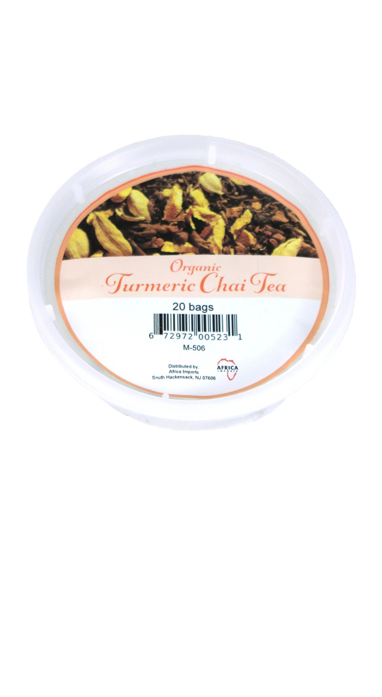 Organic Turmeric Chai Tea:20 Bags