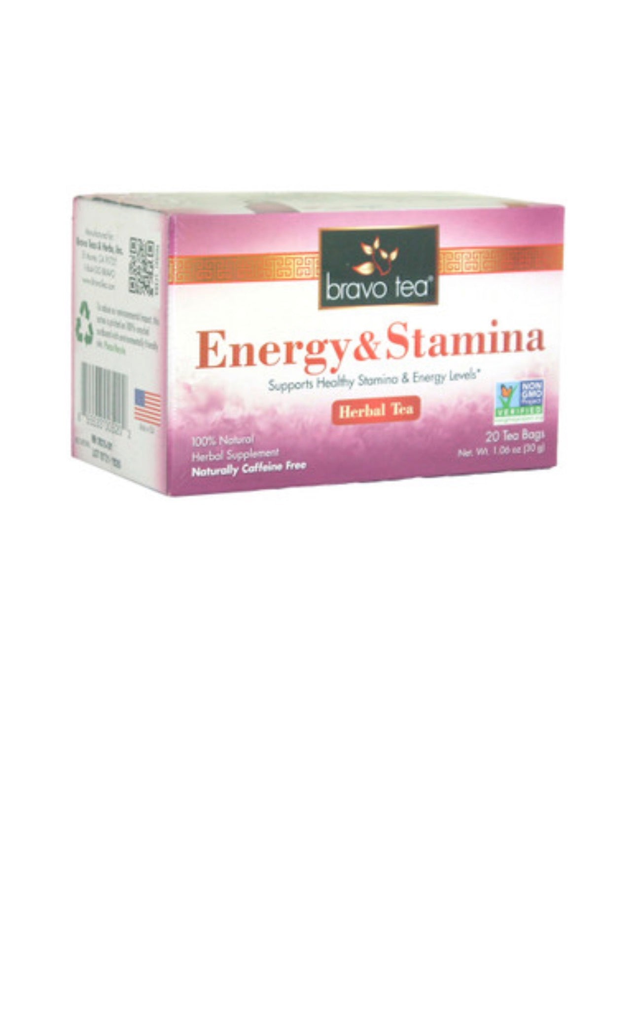 Bravo: Energy & Stamina Tea-20 Bags