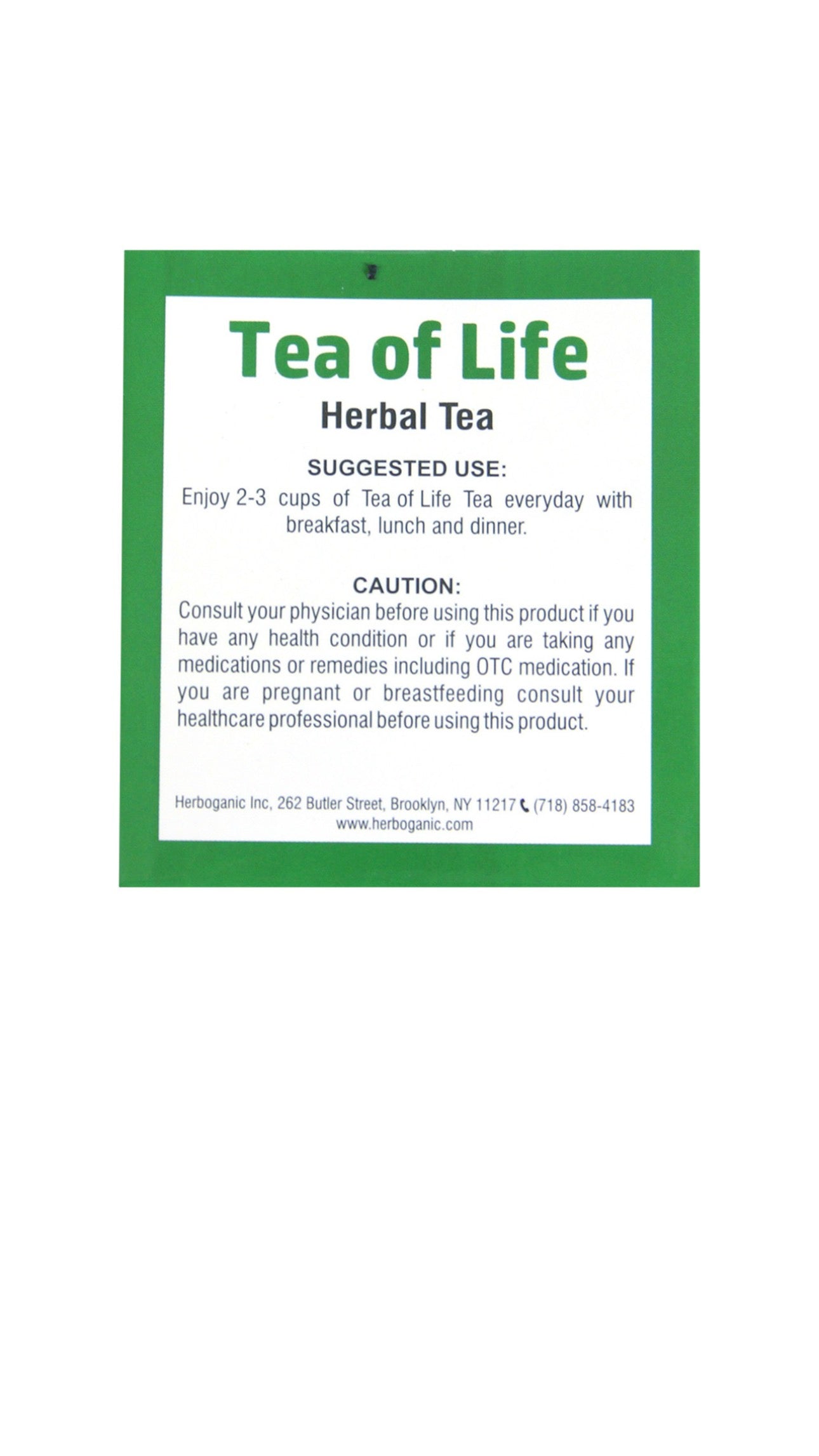 Tea Of Life Herbal Tea:20 Bags
