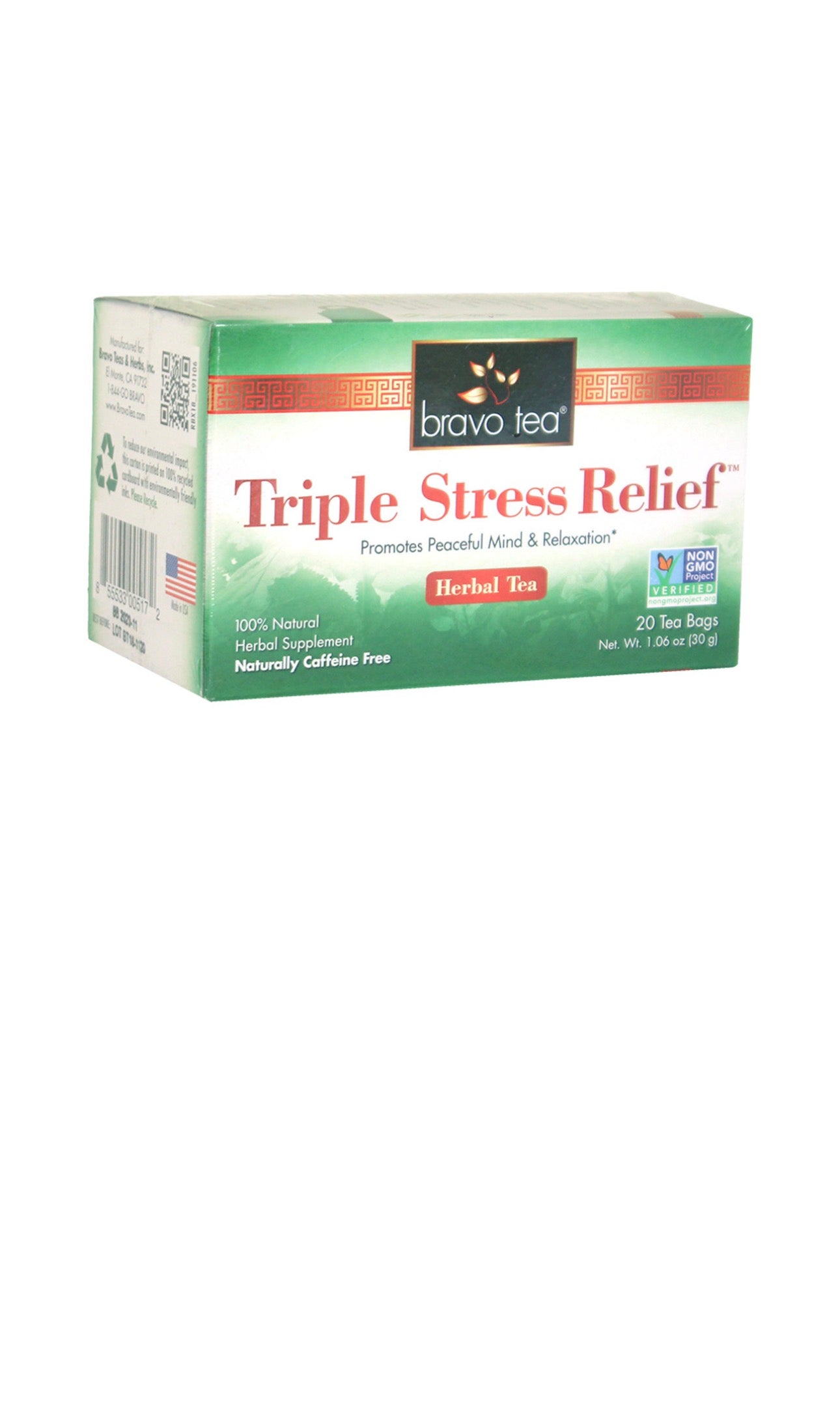 Bravo:Triple Stress Relief Tea-20 Bags